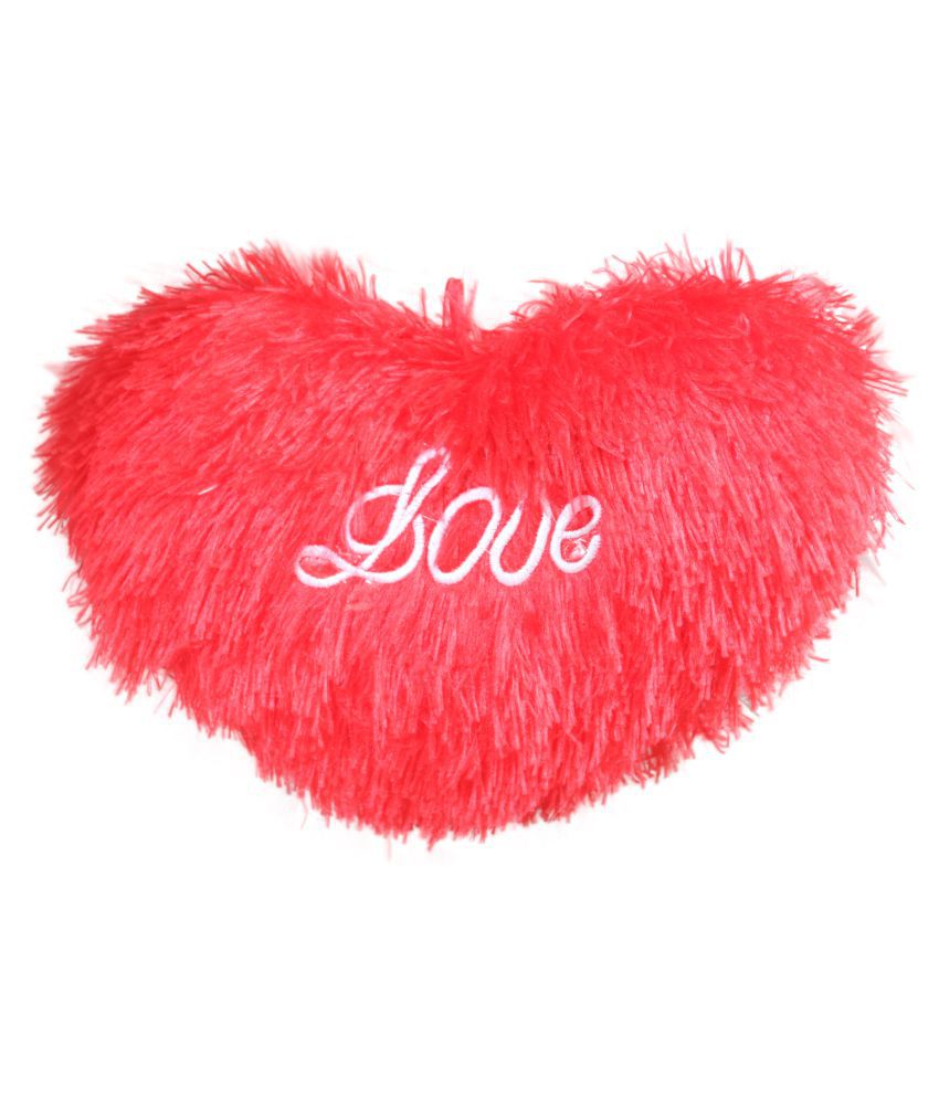     			Tickles Love Heart Shape Cushion Soft Stuffed Plush Toy For Kids Girls Valentine Specail (Size: 32 cm Color: Red)