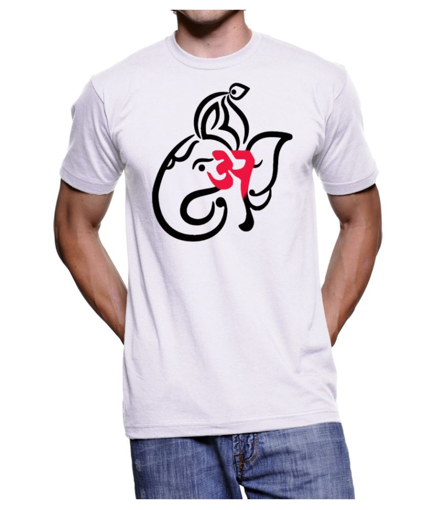 white t shirt ganpati