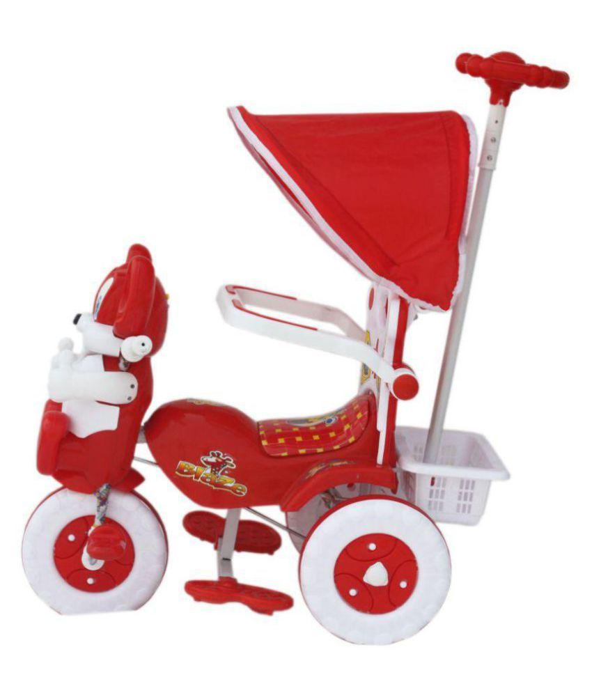 Baby tricycle red 1522 with parentral control and musical 86*64*33