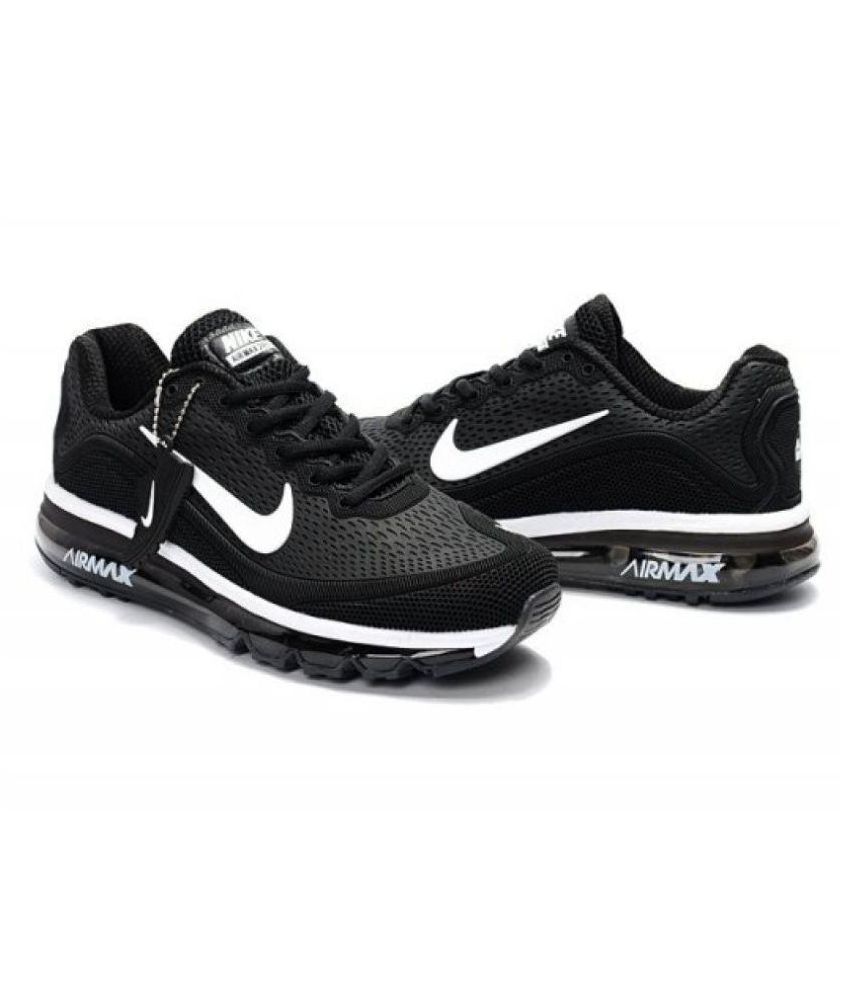 nike air max 2018 black running shoes