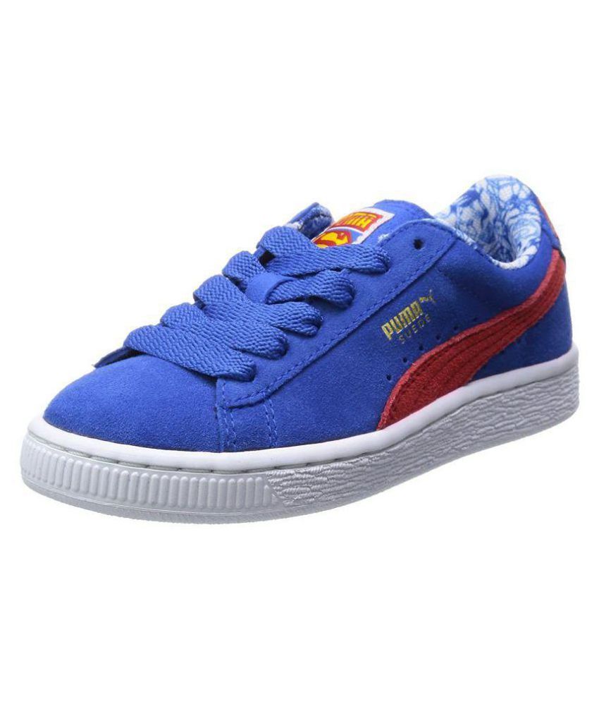 Puma Suede Superman Jr Lifestyle Blue Casual Shoes Price in India- Buy ...