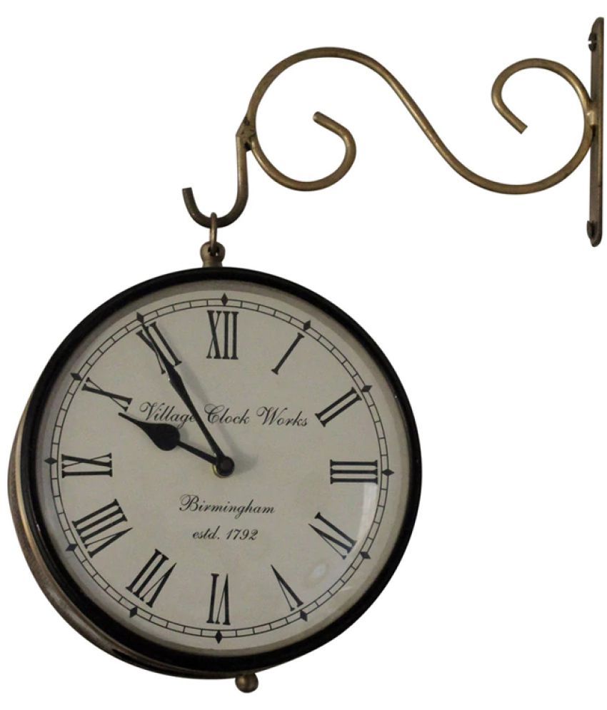 Village Clockworks Circular Analog Wall Clock 1524 Cms Pack Of 1 Buy Village Clockworks Circular Analog Wall Clock 1524 Cms Pack Of 1 At Best Price In India On Snapdeal