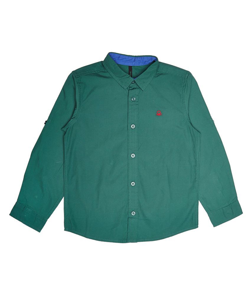     			United Colors of Benetton Core Poplin Shirt - 16A5POPC0196IK42XS