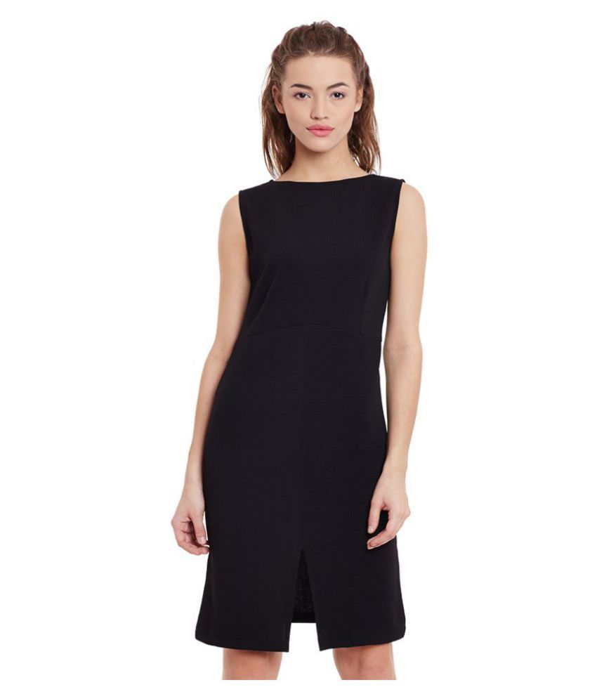     			Miss Chase Polyester Black Dresses