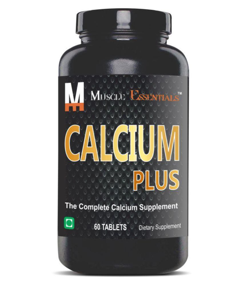 Muscle Essentials Calcium Plus 30 Servings 60 no.s Minerals Tablets ...