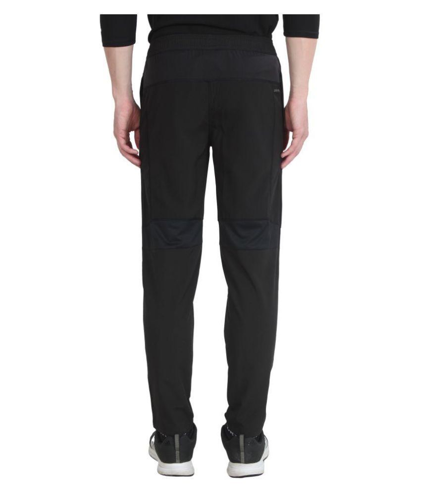 nike black polyester track pants