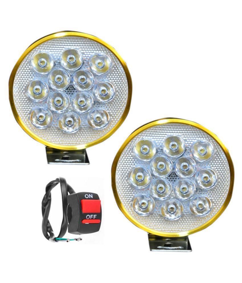 Vma Shoppers High Beam Round 12 Led 24watt Fog Light