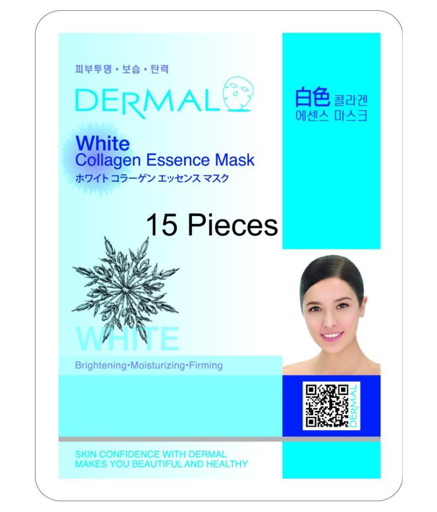 Dermal Dermal White Face Mask Masks 500 gm Pack of 15 Buy Dermal