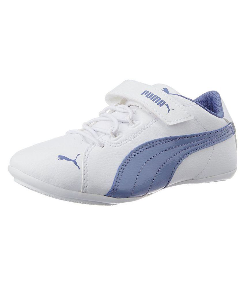 kids white pumas