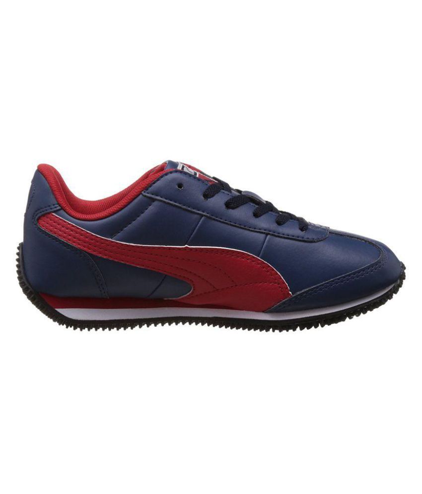 Puma Speeder Jr IndVibrant Flame Lifestyle Blue Casual Shoes Price in ...