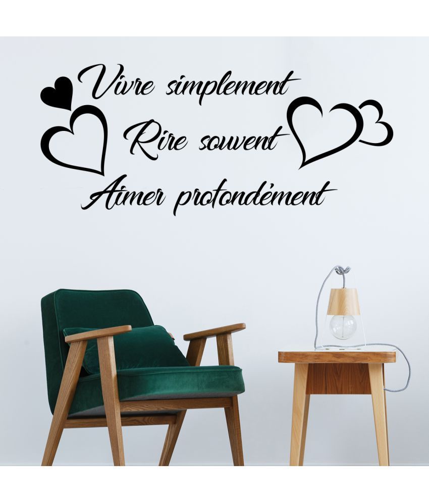     			Sticker Studio Vive simplement Motivational/Quotes Motivational/Quotes PVC Sticker