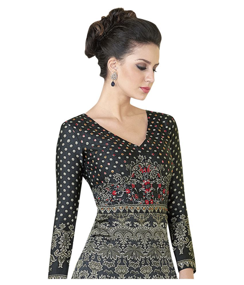 Stylee Lifestyle Grey Satin Dress Material Buy Stylee Lifestyle Grey