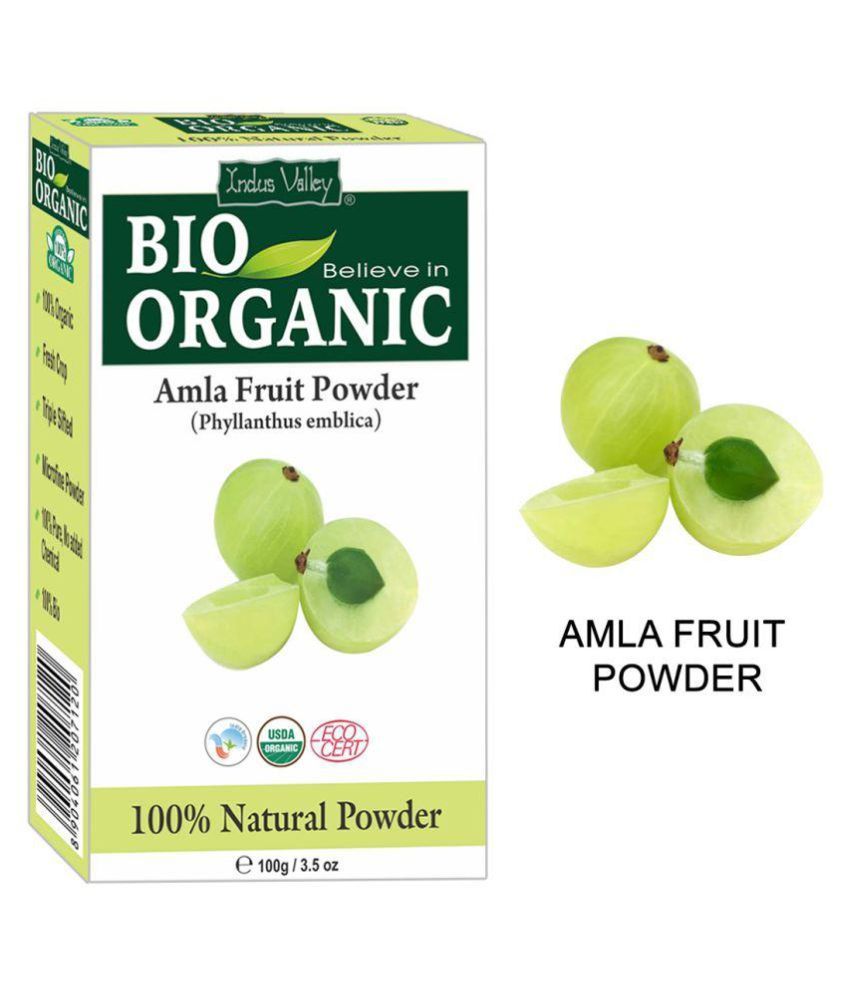 Indus Valley Amla Powder & Herbal Henna Powder Organic Henna 100 gm