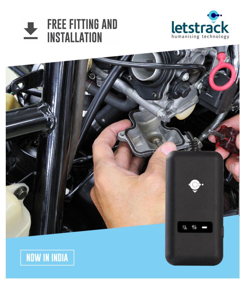 Letstrack Dos Car/Bike Vehicle Safety & Tracking Device Real Time GPS