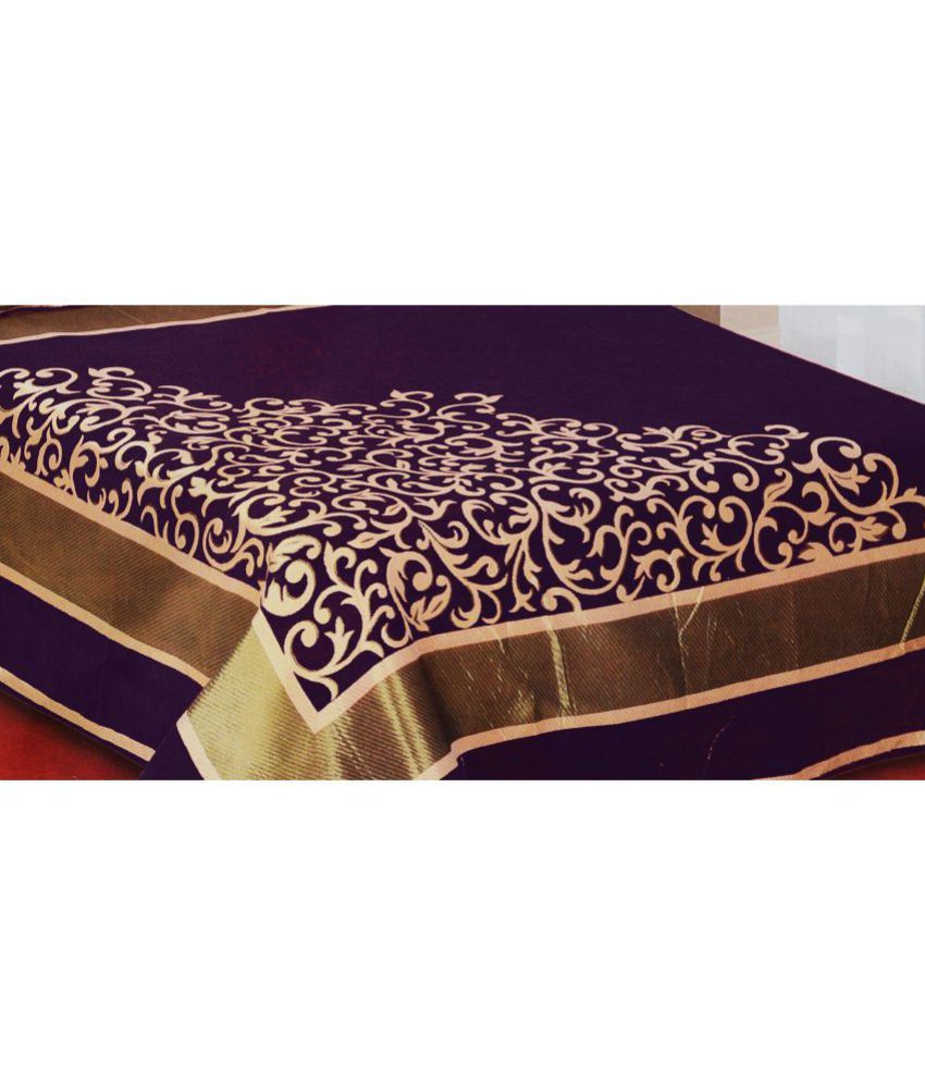 Bombay Dyeing Velvet Double Bedsheet with 2 Pillow Covers Buy Bombay