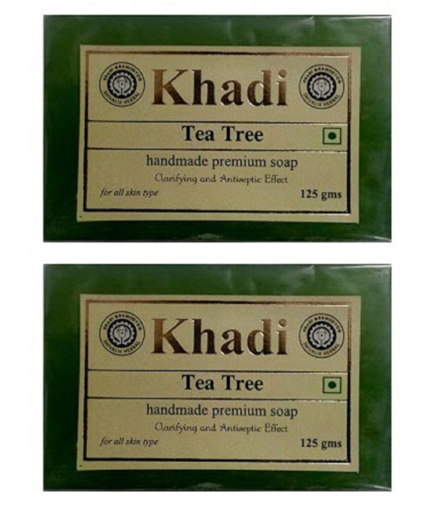     			Khadi Herbal Tea Tree Soap 250 gm Pack of 2