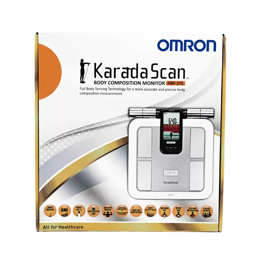 Omron Karada Scan Body Composition & Scale, Memory Support with 4 Memory  Presets, Full Body Sensing Technology, Resting Metabolism, Body Mass Index