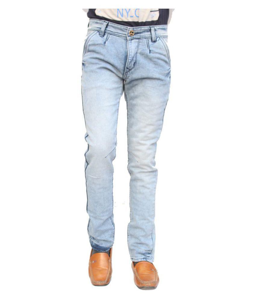 blue relaxed jeans