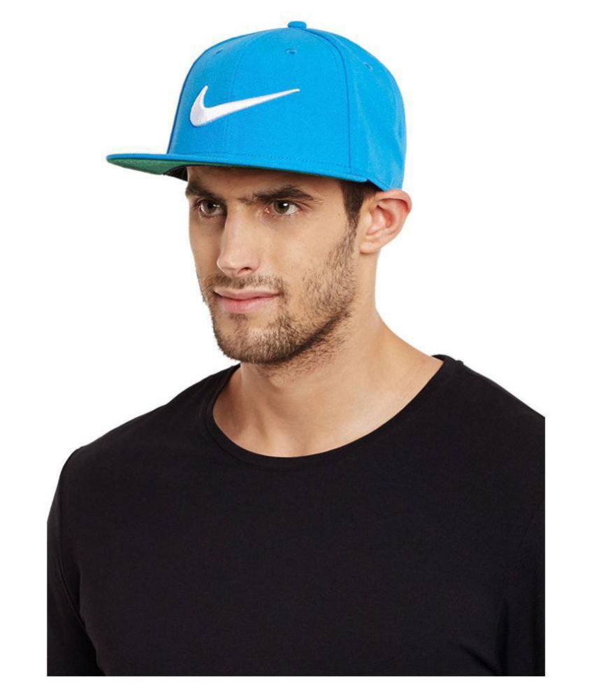 Nike Blue Plain Cotton Caps - Buy Nike Blue Plain Cotton Caps Online at ...