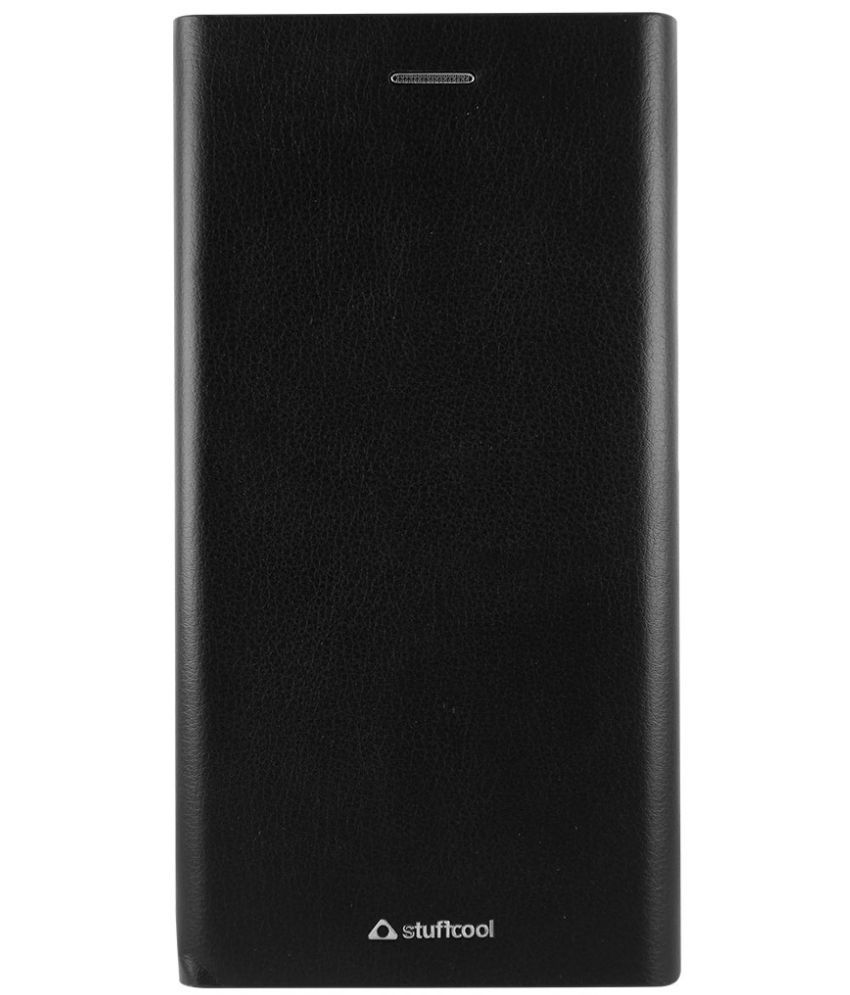 Vivo V7 Flip Cover by STUFFCOOL - Black - Flip Covers Online at Low ...