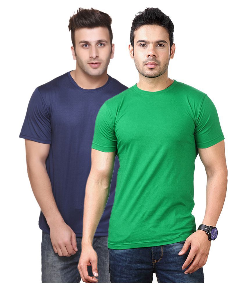     			FUNKY GUYS Multi Round T-Shirt Pack of 2