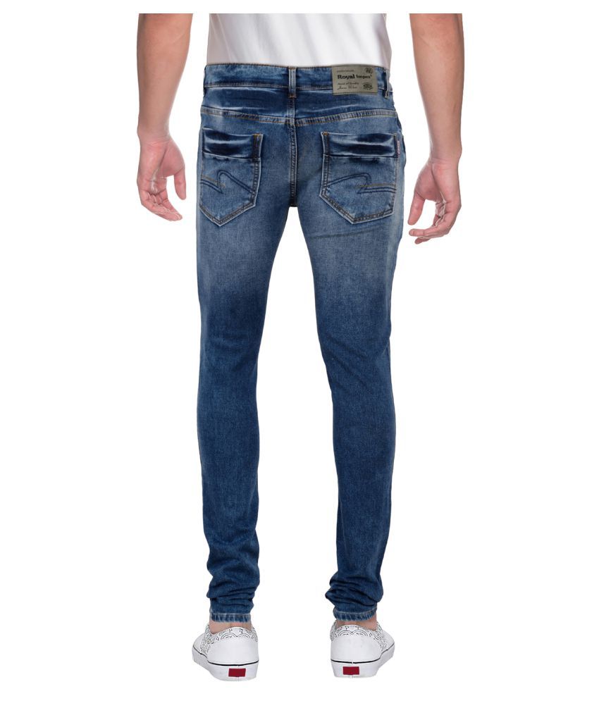 Royal Impex Blue Slim Jeans - Buy Royal Impex Blue Slim Jeans Online at ...