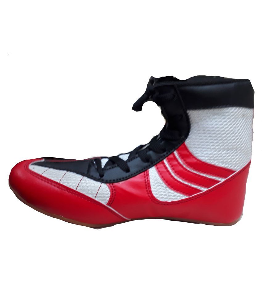womens red training shoes