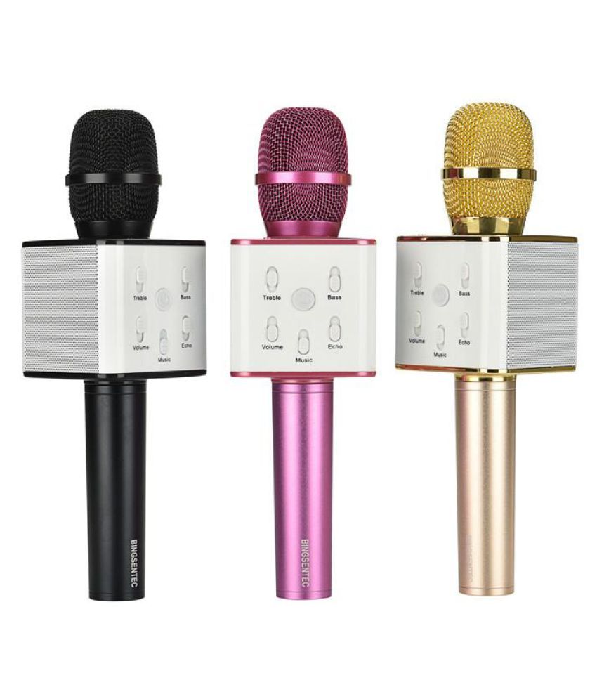 Karaoke Q7 wireless bluetooth mic Wireless Microphone - Buy Karaoke Q7 ...