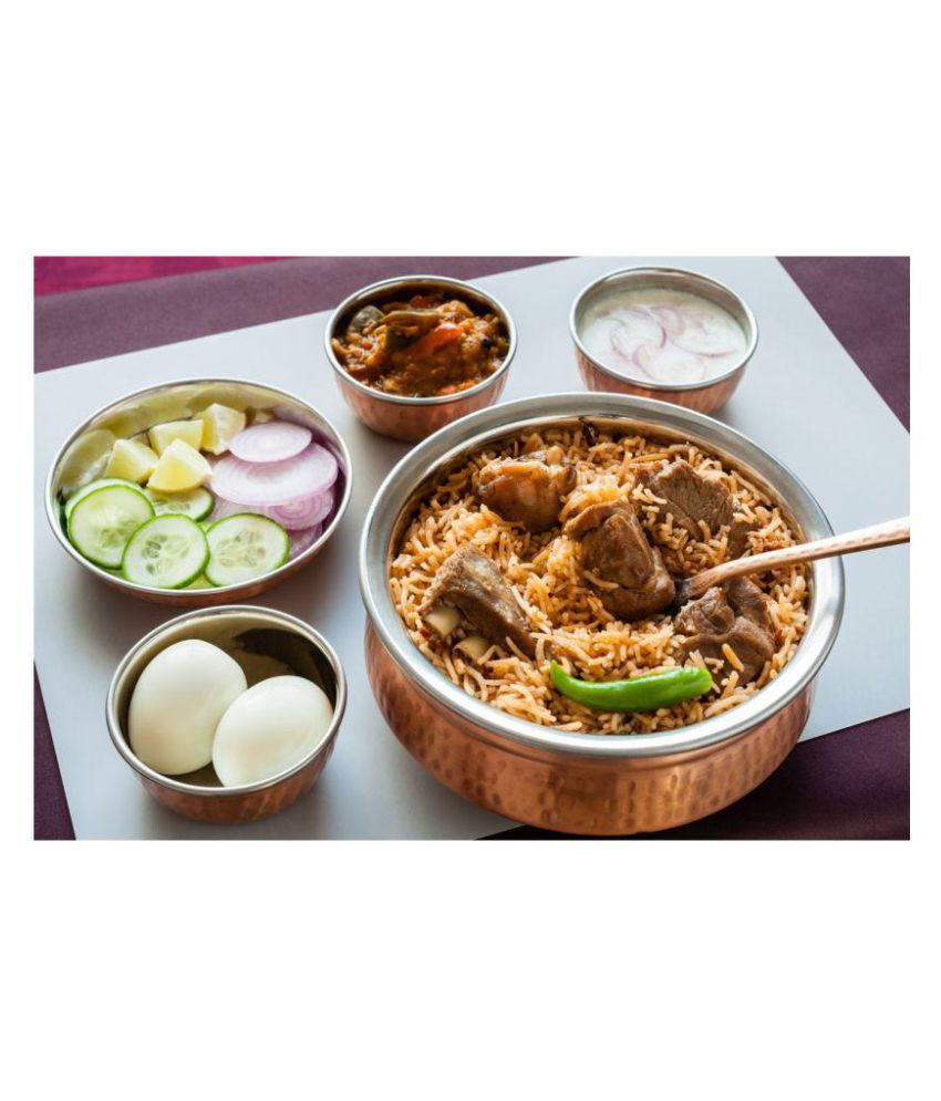 Just2eat Mutton Dum Biryani Ready to Eat 250 gm Pack of 3: Buy Just2eat