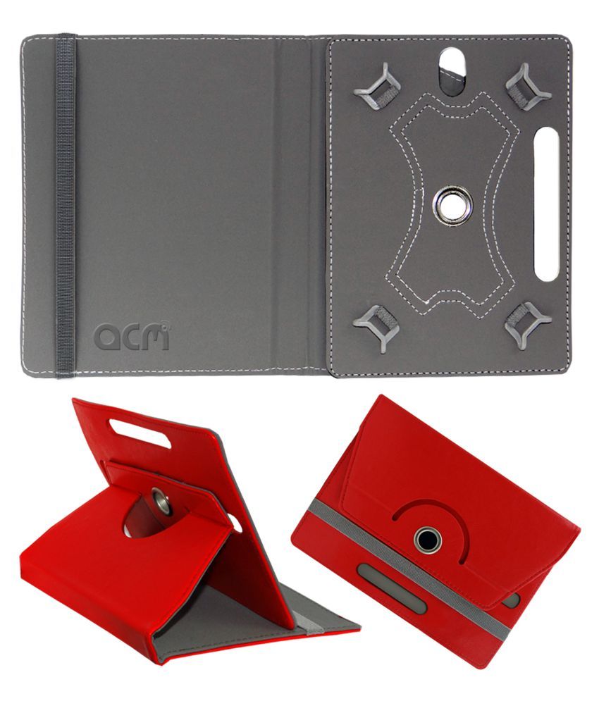 Fujezone X88 Talking Tab Flip Cover By ACM Red Cases & Covers Online