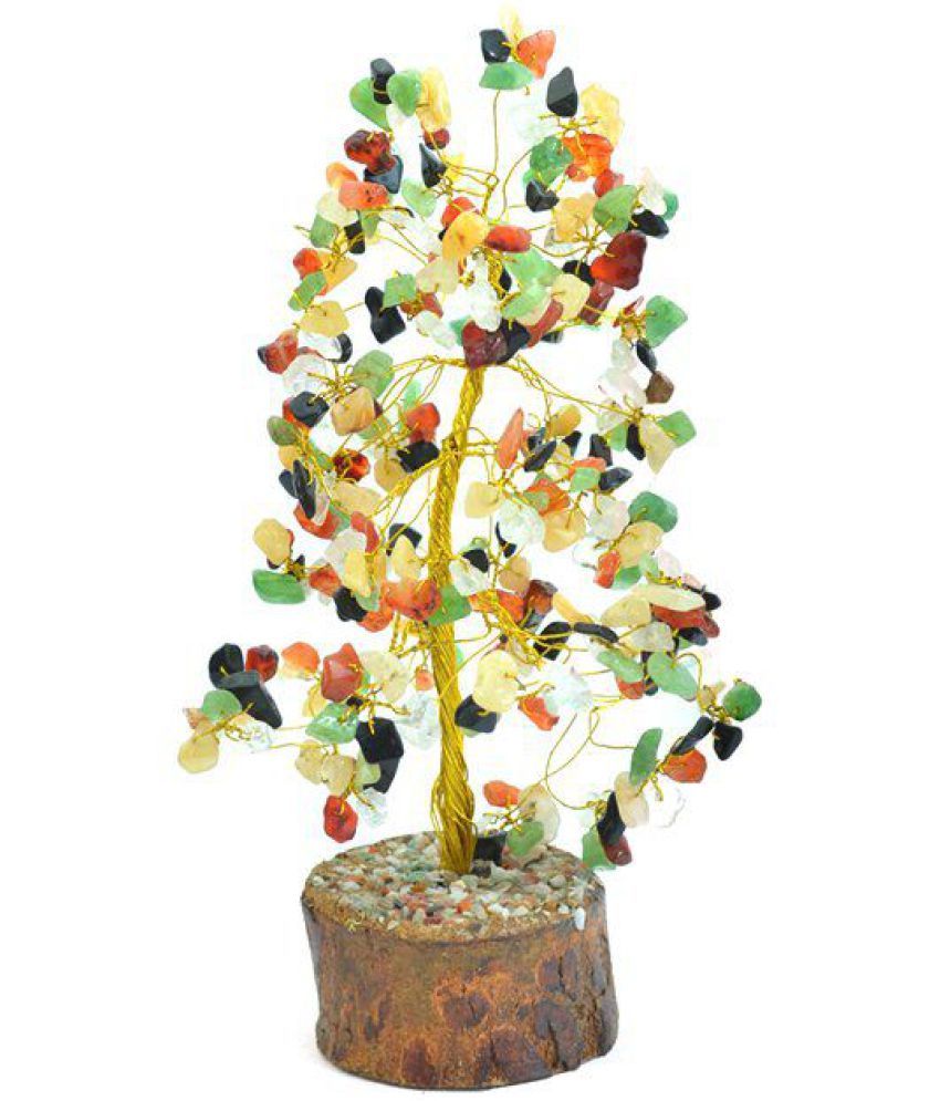     			Snaya Collection Feng Shui Gem Stone Tree Crystal Tree