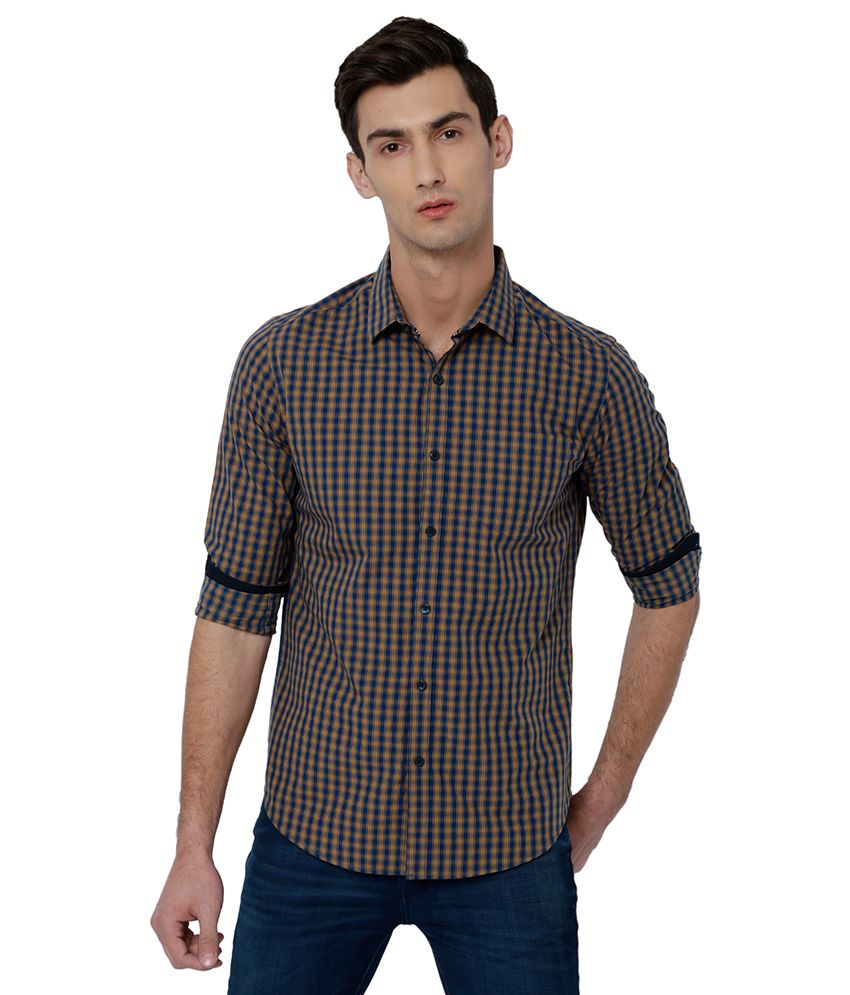     			Black Coffee Multi Slim Fit Shirt