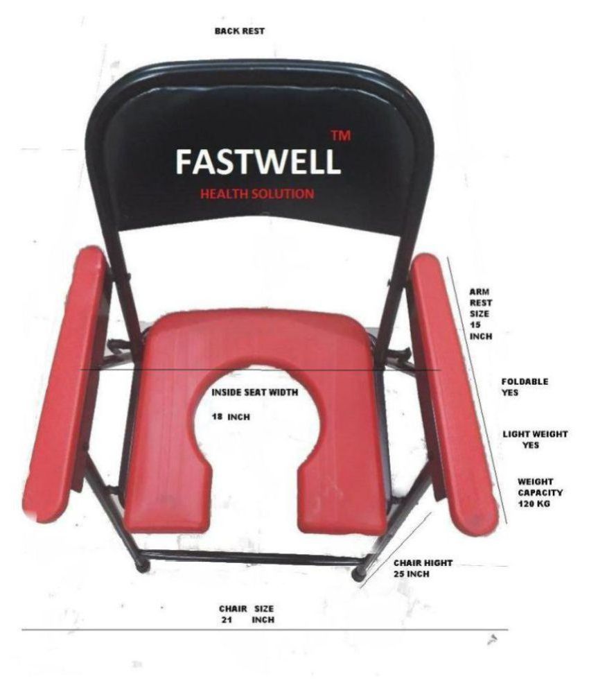 commode chair dimensions