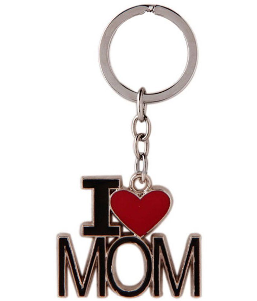     			S.S Collection I Love Mom Heavy Metal Keychain