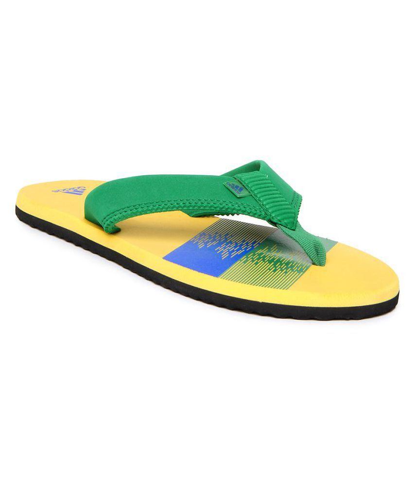Adidas chesil Yellow Thong Flip Flop 