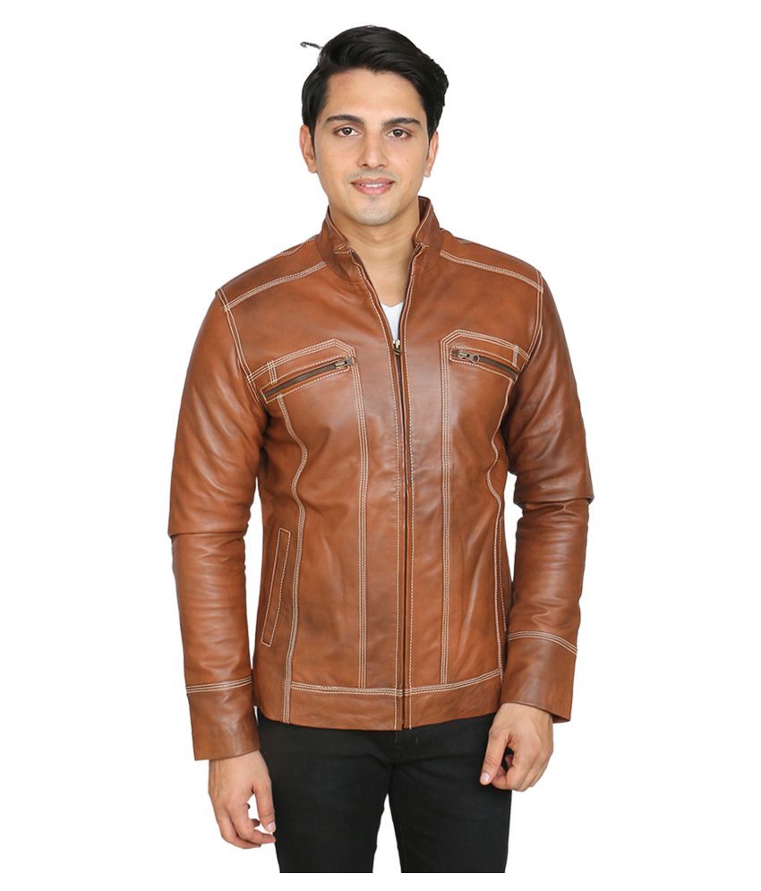 OBANI Brown Casual Jacket - Buy OBANI Brown Casual Jacket Online at ...