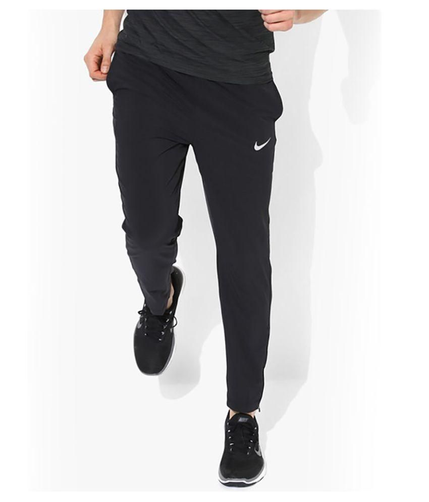 Nike Black Polyester Lycra Men/Boy's trackPant: Buy Online at Best ...