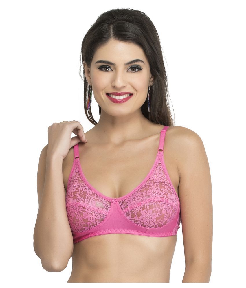 Buy Docare Cotton Minimizer Bra Pink Online at Best Prices in India Snapdeal