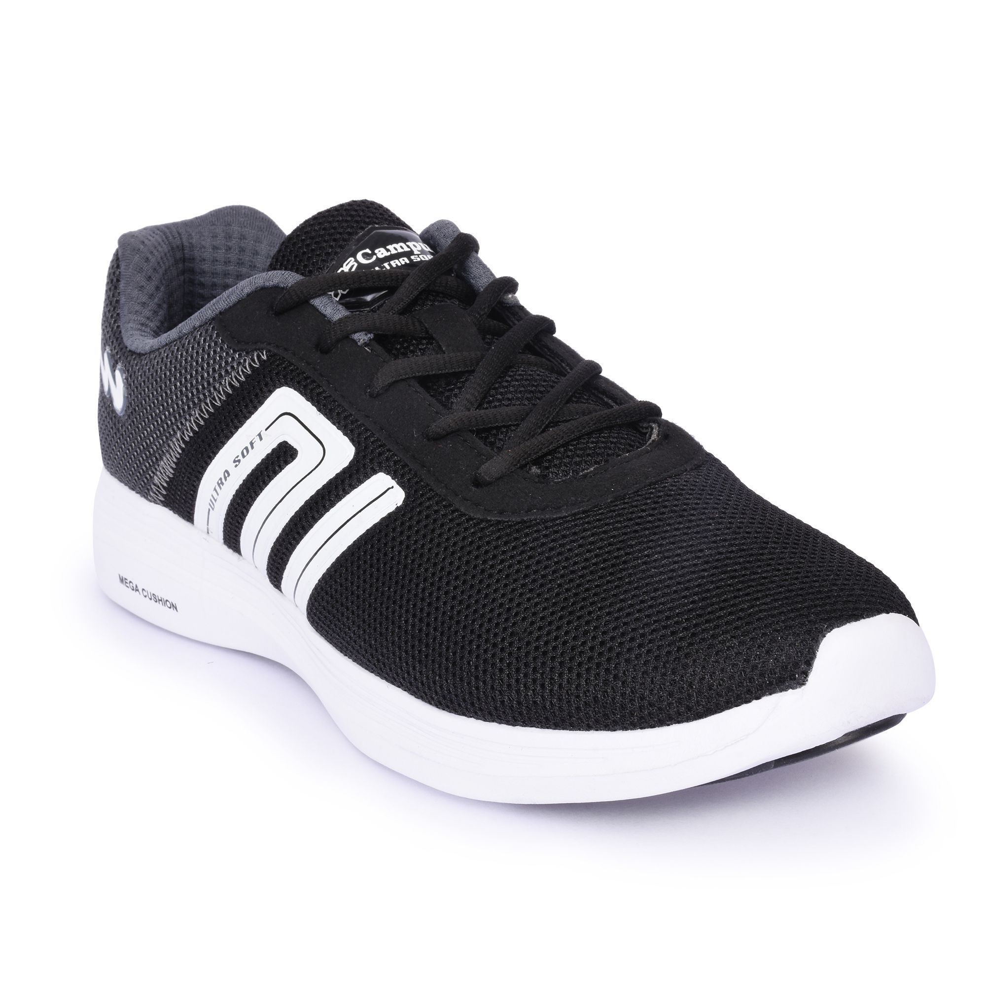 Campus DUSTER Black Running Shoes - Buy 
