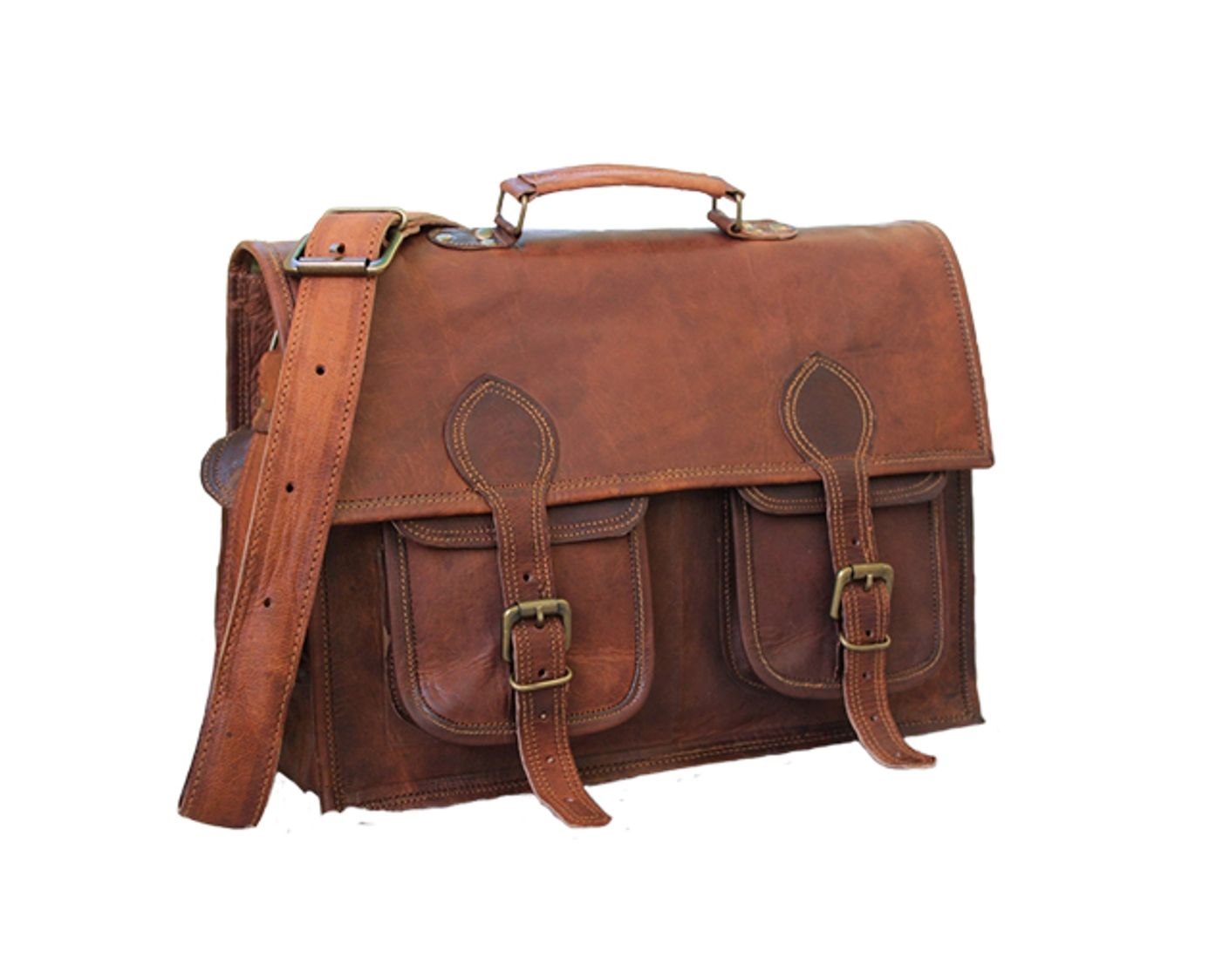 snapdeal leather bag