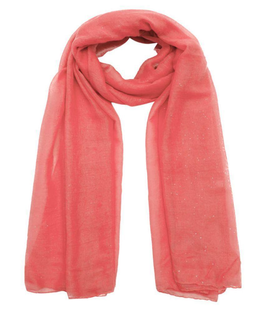 GSI PeachPuff Solid Cotton Shawls: Buy Online at Low Price in India ...