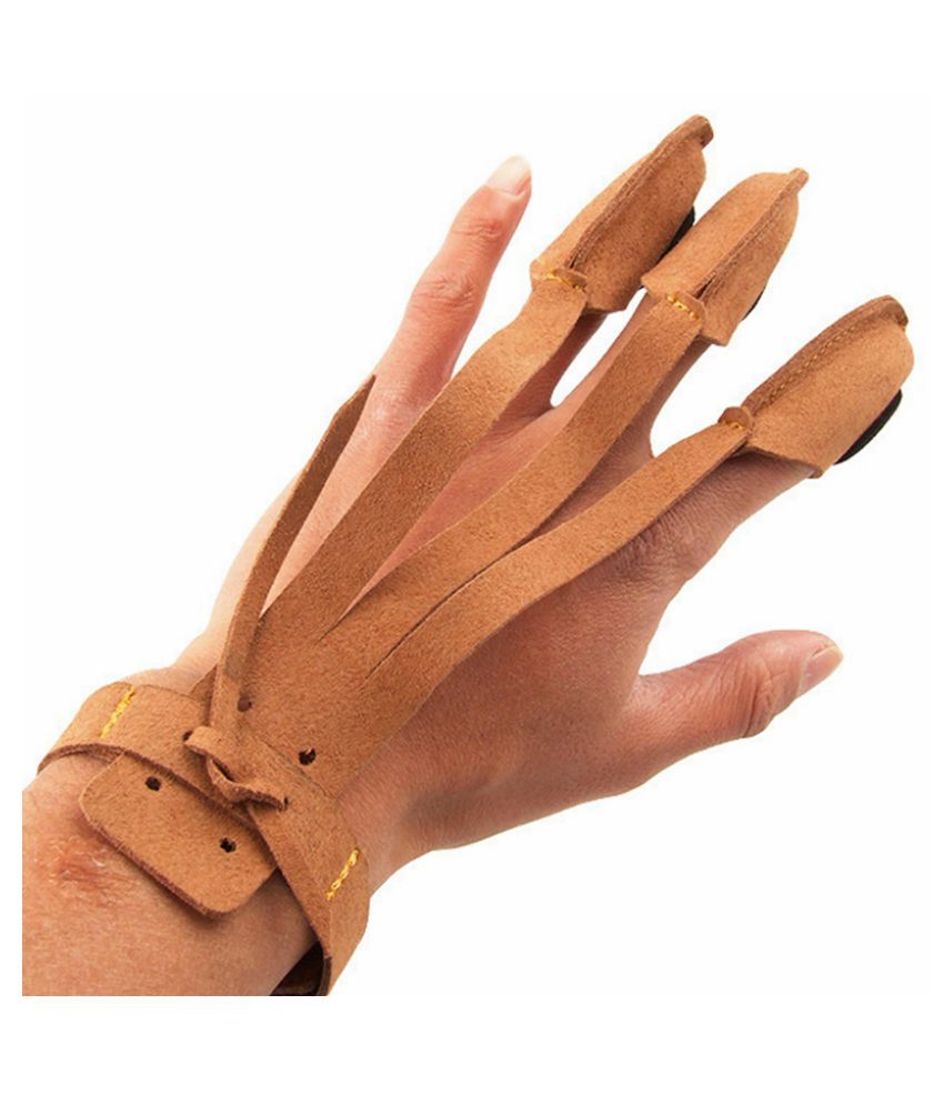 Futaba Finger Tab Glove for Recurve Hunting Bow Brown Buy Futaba