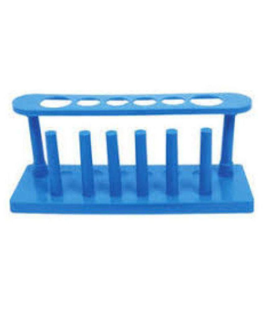 BEXCO Test tube stand round 19 mm & 25 mm tubes plastic, (Pack of 5