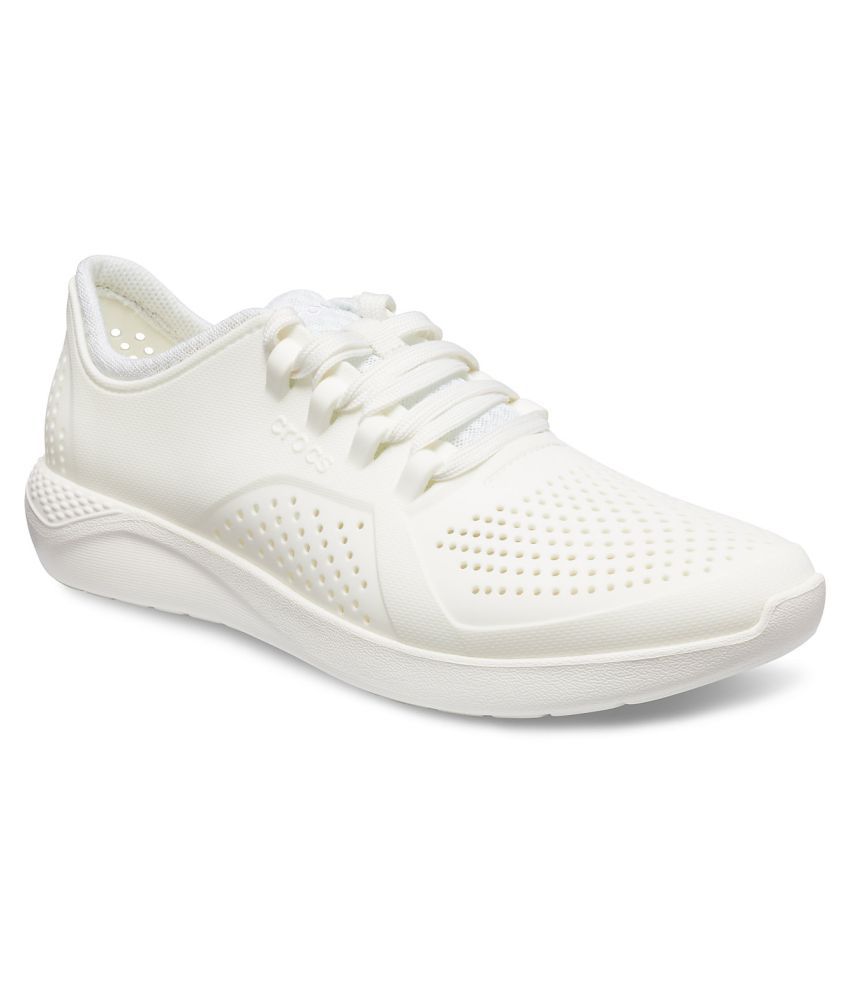 Crocs LiteRide Pacer M Sneakers White Casual Shoes - Buy Crocs LiteRide ...