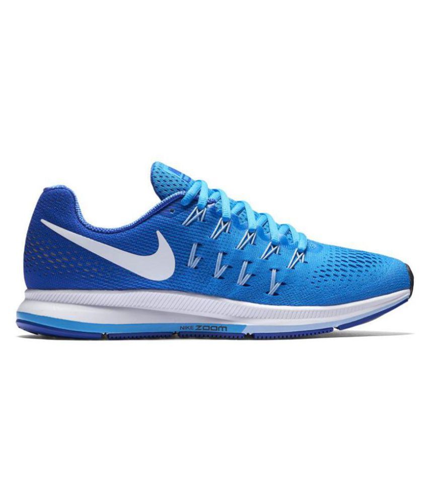 nike air zoom pegasus 33 blue running shoes