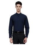 Black Coffee Navy Slim Fit Formal Shirt