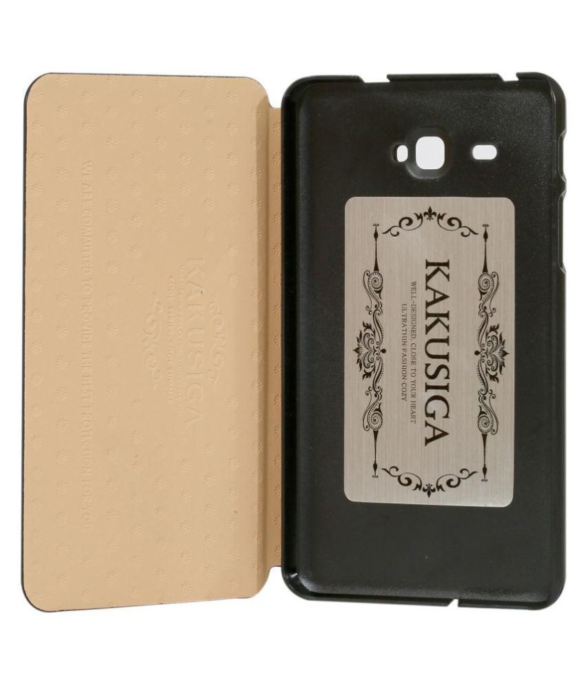 Samsung Galaxy J Max Tab Flip Cover By ikaku Black