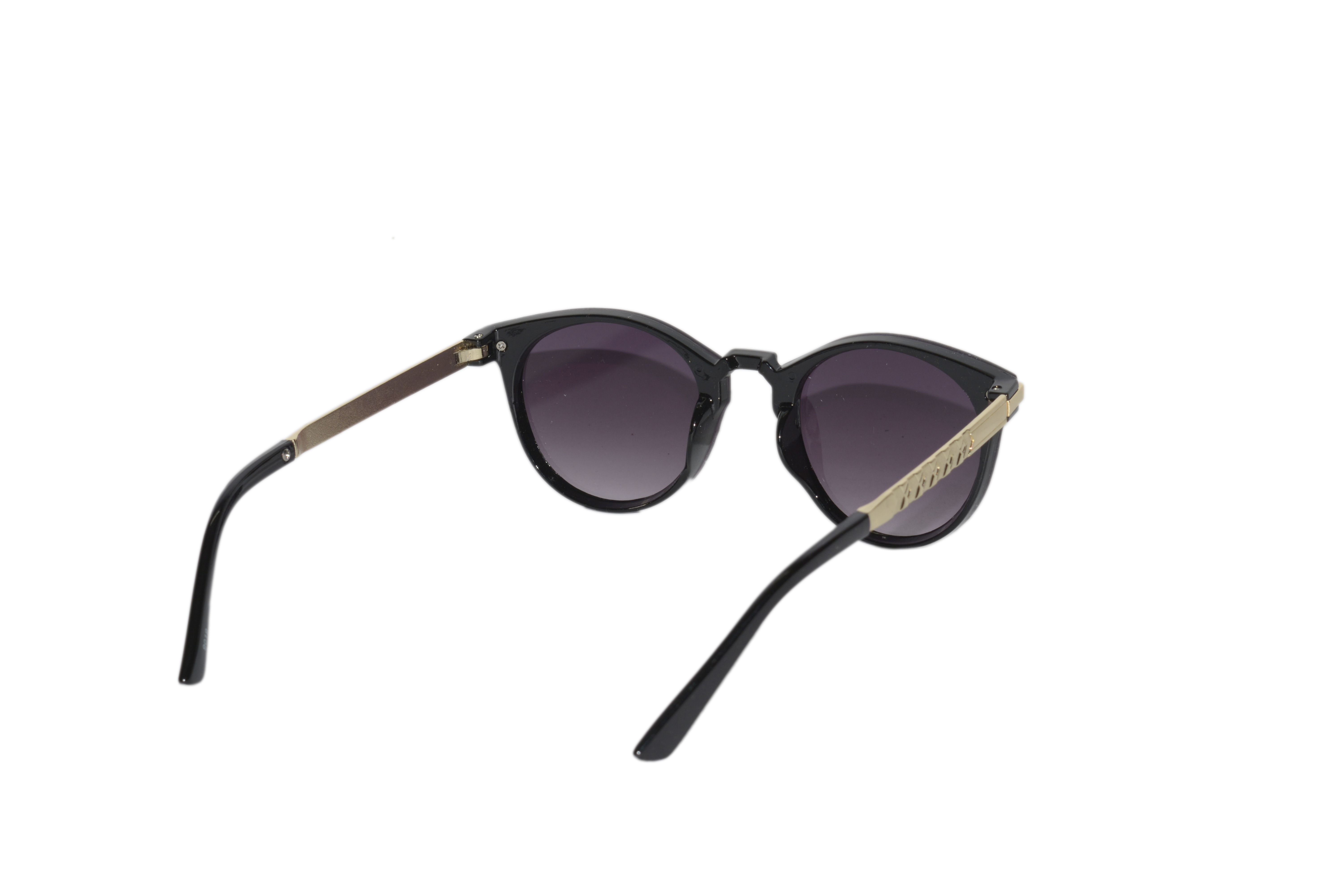 Peter Jones Black Round Sunglasses ( 9018B ) - Buy Peter Jones Black ...