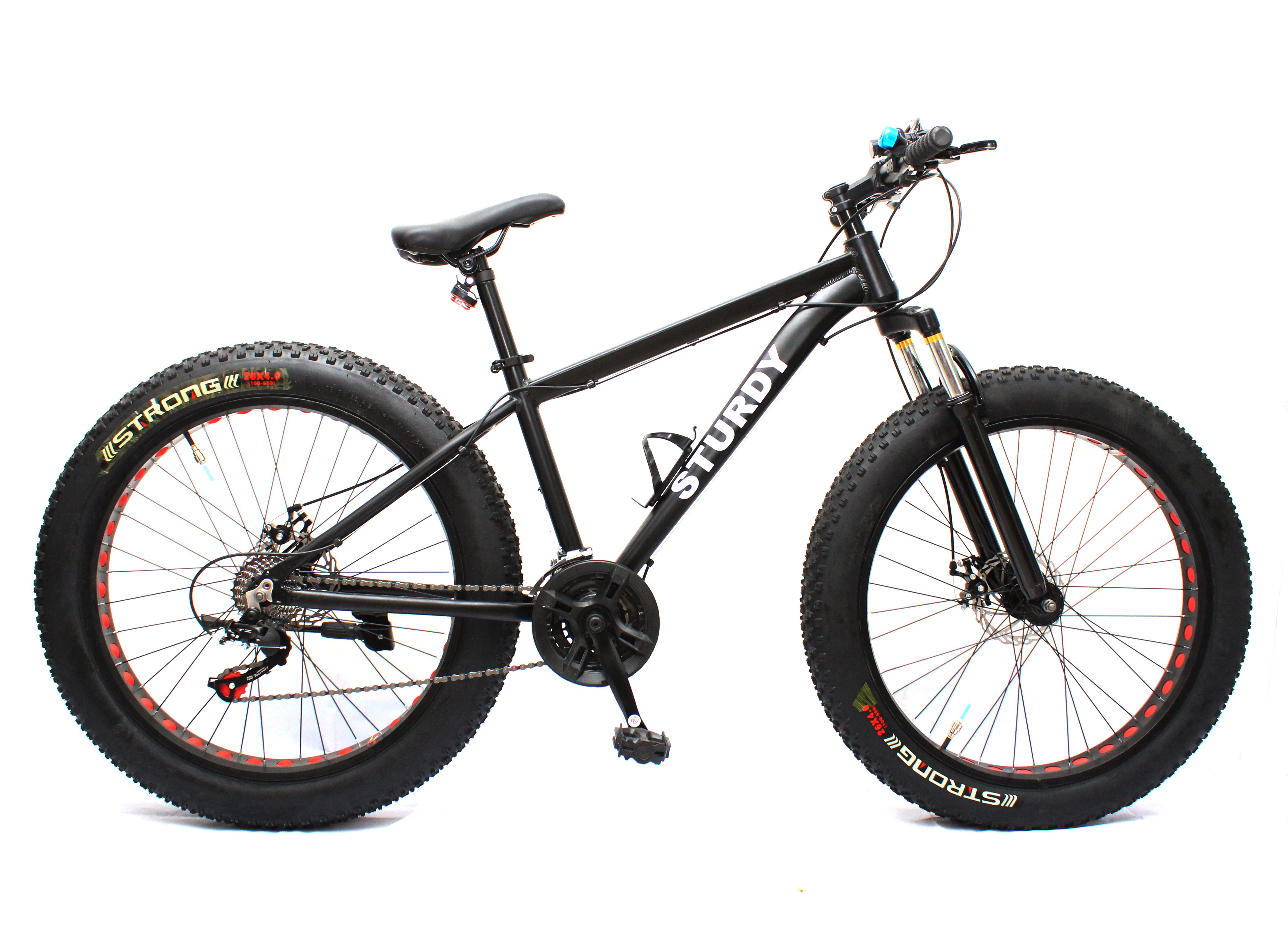 Sturdy FAT BIKE Black 66.04 cm(26) Mountain bike Bicycle Adult Bicycle ... - SturDy FAT BIKE Black 66 SDL916179783 1 28D1e