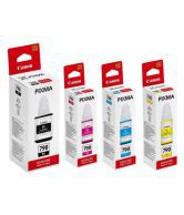 OVER TECH Canon GI-790 Multicolor Pack of 4 Ink bottle for Canon Pixma G1000, G2000, G3000
